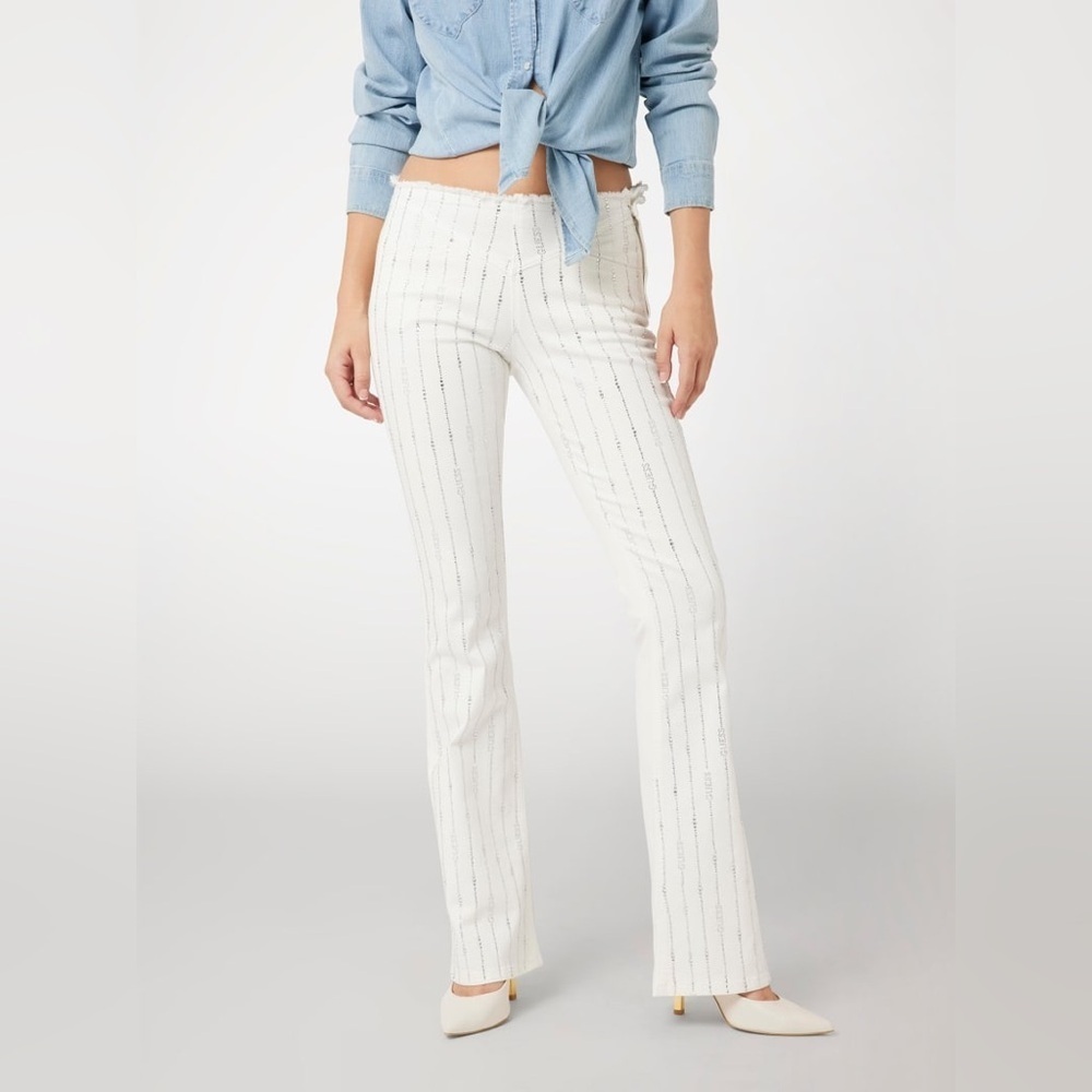 New Guess Low rise flare denim pant SZ 27